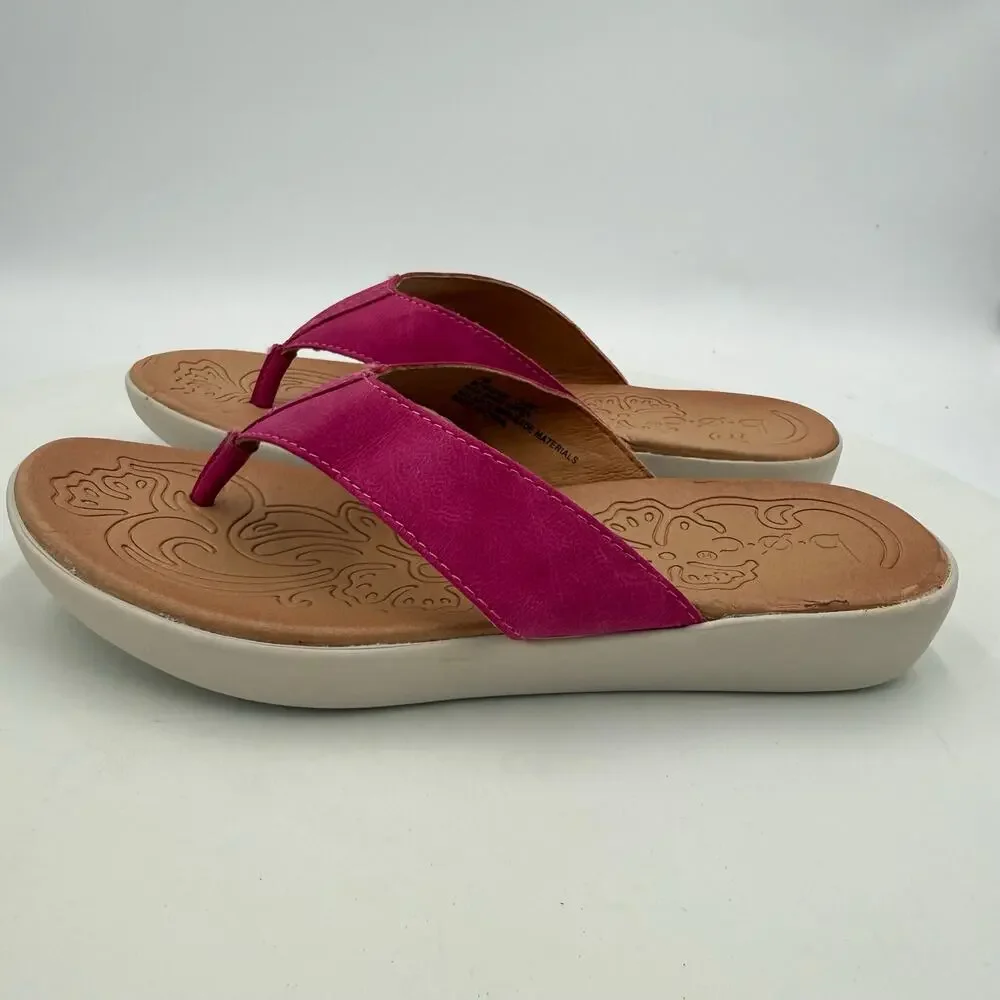 BOC By Born Aimee Thong Pink Sandal Size 7